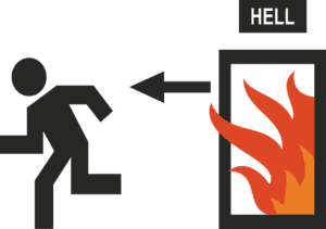 exit, sign, emergency