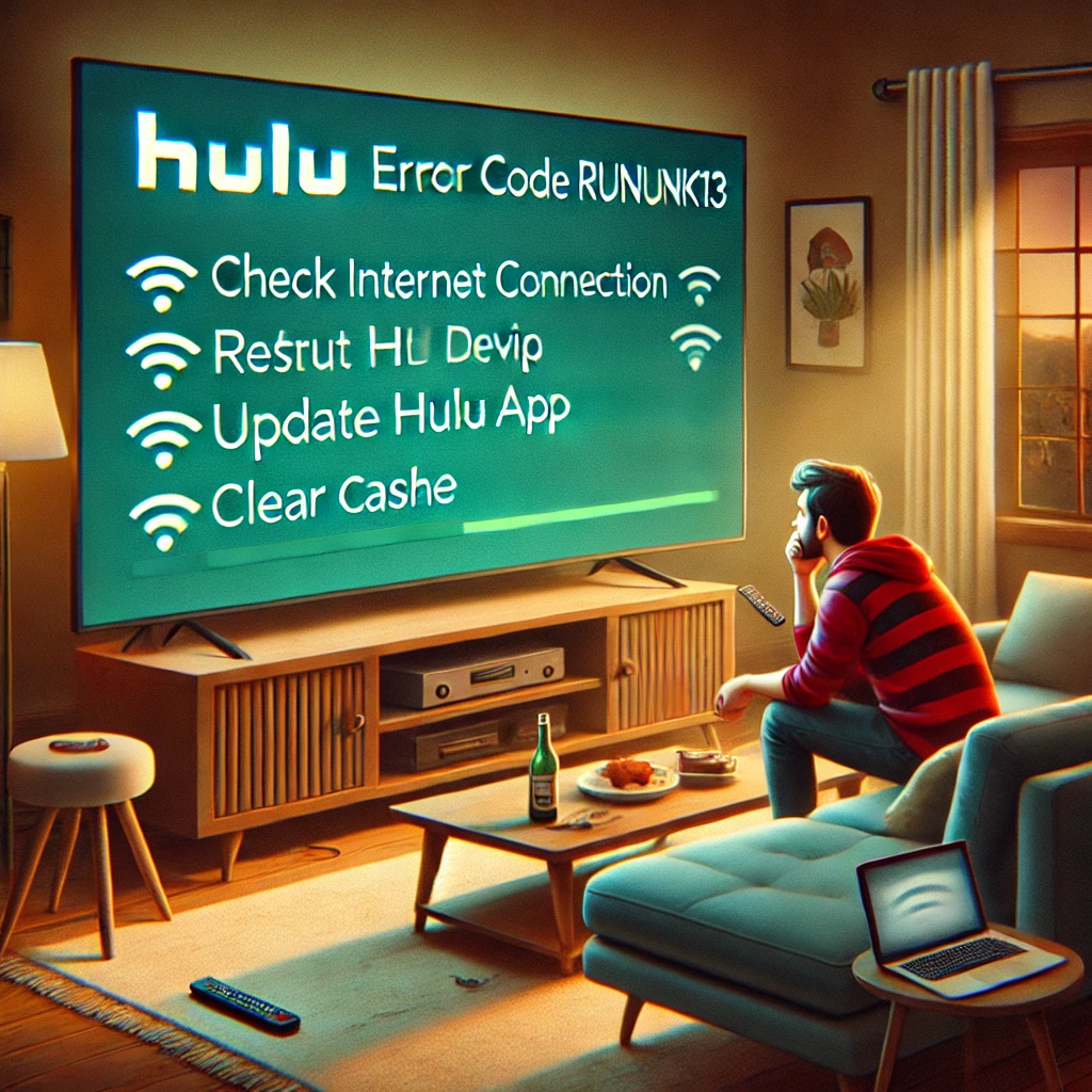 How to Fix Hulu Error Code RUNUNK13: Causes and Solutions